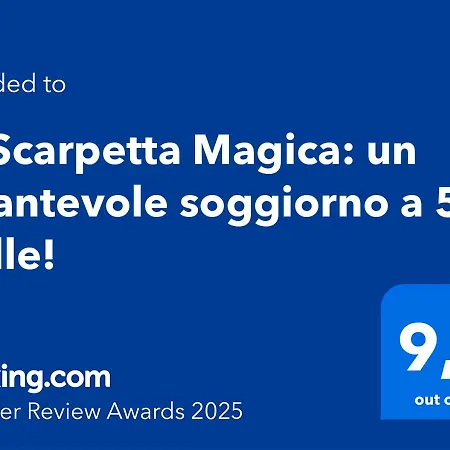Apartamento La Scarpetta Magica Un A 5 Stelle Inclusa